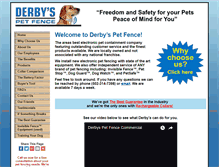 Tablet Screenshot of derbysfence.com